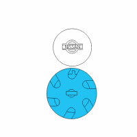 OEM Nissan Quest Disc Wheel Cap Diagram - 40315-7B200