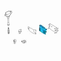 OEM 2020 Nissan Altima Engine Control Module-Blank Diagram - 23703-6CA3A