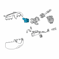 OEM 2017 Chevrolet Volt Front Wiper Switch Diagram - 39149295