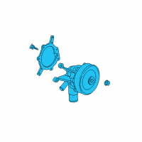 OEM 1996 Mercury Sable Water Pump Assembly Diagram - F5DZ-8501-CL