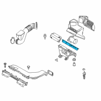 OEM 2017 Hyundai Sonata Air Cleaner Filter Diagram - 28113-C1100