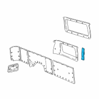 OEM 1998 Dodge B3500 Panel-B Pillar Diagram - 5FA25RC3AE