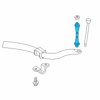 OEM Mercury Mountaineer Stabilizer Link Diagram - 2L2Z-5K483-BA