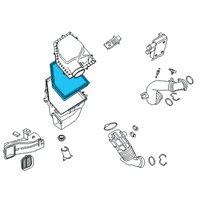 OEM BMW X3 AIR FILTER ELEMENT Diagram - 13-71-8-581-691