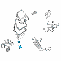 OEM 2018 BMW X3 Bracket, Intake Silencer Diagram - 13-71-8-580-430