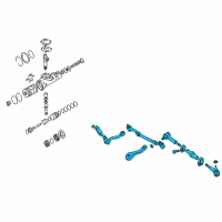 OEM Oldsmobile Bravada Center Link Diagram - 26033144