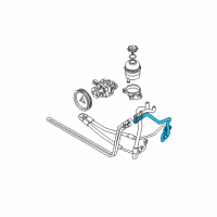 OEM 2004 BMW X5 Return Pipe Diagram - 32-41-6-763-979