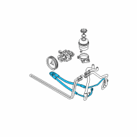 OEM 2001 BMW X5 Pressure Hose Assembly Diagram - 32-41-6-759-773