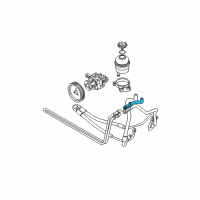 OEM 2005 BMW X5 Radiator Return Line Diagram - 32-41-6-763-978