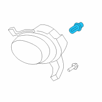 OEM Pontiac G3 Fog Lamp Bulb Diagram - 94535543