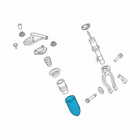 OEM Mercury Milan Coil Spring Diagram - AE5Z-5310-F