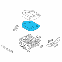 OEM Kia Stinger Pad Assembly-Front Seat Diagram - 88150J5000