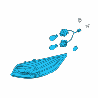 OEM 2018 Hyundai Elantra Lamp Assembly-Rear Combination Outside, RH Diagram - 92402-F3000