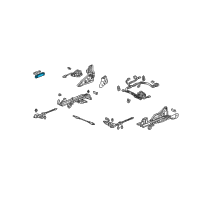 OEM Acura CL Switch Assembly, Power Seat Diagram - 35958-S0K-A00