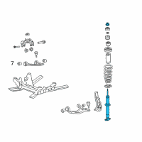 OEM 2014 Cadillac CTS Strut Diagram - 19302773