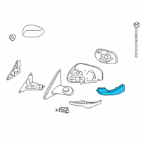 OEM Infiniti Turn Signal Lamp Assy-Side, RH Diagram - 26160-5NA0A