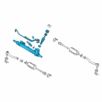 OEM 2012 Nissan Quest Gear Assy-Power Steering Diagram - 49200-1JA0D