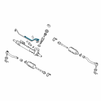 OEM 2012 Nissan Quest Tube Assembly - Cylinder Diagram - 49541-1JA0A