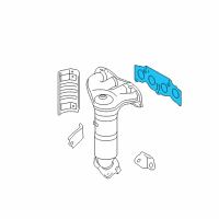 OEM Scion xB Manifold Gasket Diagram - 17173-28010