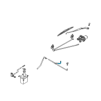 OEM 2000 Kia Spectra Pipe-Washer Diagram - 0K20367501B