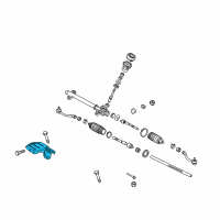 OEM Hyundai Elantra Heat Protector Assembly-Power STEE Diagram - 57280-3X000