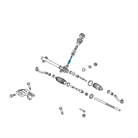 OEM Hyundai Elantra Pinion Assembly-Steering Gear Box Diagram - 56512-3X001