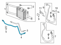 OEM Acura TLX PIPE D (ATF) Diagram - 25240-6T2-000