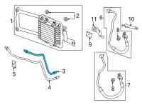 OEM 2022 Acura TLX PIPE C (ATF) Diagram - 25230-6T2-000