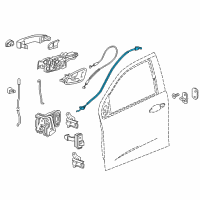 OEM 2015 GMC Canyon Control Cable Diagram - 52031112