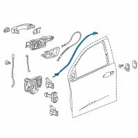 OEM 2019 Chevrolet Colorado Control Cable Diagram - 52031112