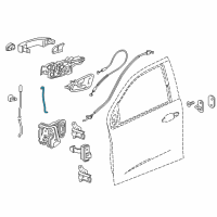 OEM GMC Canyon Lock Rod Diagram - 22949348