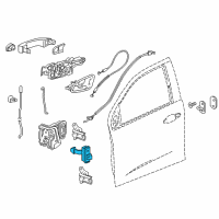 OEM 2020 GMC Canyon Door Check Diagram - 23360941