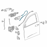 OEM 2015 GMC Canyon Control Cable Diagram - 84090360