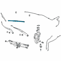 OEM Jeep Compass Blade-Front WIPER Diagram - 68359569AC