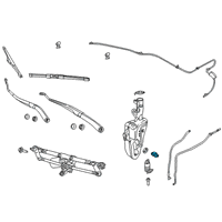 OEM Jeep Sensor-Washer Fluid Level Diagram - 68350809AA