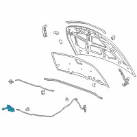 OEM 2016 Chevrolet Cruze Latch Diagram - 42522220