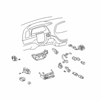 OEM Toyota Tundra Bulb Diagram - 90011-01001