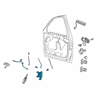 OEM 2002 Lincoln Blackwood Control Assembly Diagram - 2C6Z-16219A64-A