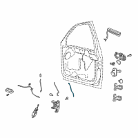 OEM 1998 Ford Expedition Control Rod Diagram - XL1Z-7822153-AA