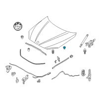 OEM 2015 BMW X1 Blind Plug Diagram - 51-71-8-407-016