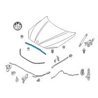 OEM BMW X1 Sealing, Engine Compartment Diagram - 51-76-2-990-366