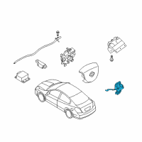 OEM 2012 Nissan Altima Sensor-Side AIRBAG, Door Diagram - 98836-ZX08A