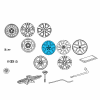 OEM 2008 Toyota Matrix Wheel Cover Diagram - 42621-AB080