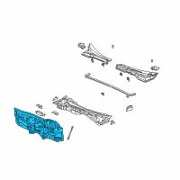 OEM 2005 Acura RSX Dashboard (Lower) Diagram - 61500-S6M-H00ZZ