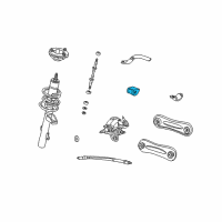 OEM 2000 Mercury Sable Stabilizer Bar Insulator Diagram - F6DZ-5493-AA