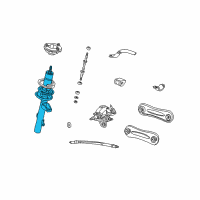 OEM Mercury Sable Strut Diagram - 3F1Z-18125-DA