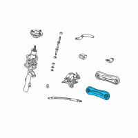 OEM 2001 Ford Taurus Front Lower Control Arm Diagram - 1F1Z-5500-FR