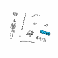 OEM 2004 Ford Taurus Rear Lower Control Arm Diagram - 1F1Z-5500-RR