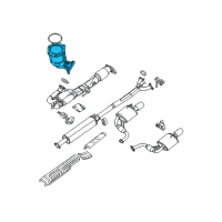 OEM 2011 Nissan Maxima Three Way Catalytic Converter Diagram - 208A2-9N90A