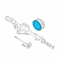 OEM 2010 Cadillac Escalade EXT Housing Cover Gasket Diagram - 15860607